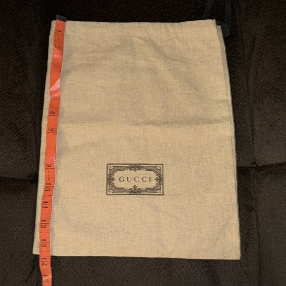 Gucci authentic NWOT linen drawstring, dust bag - Picture 4 of 6